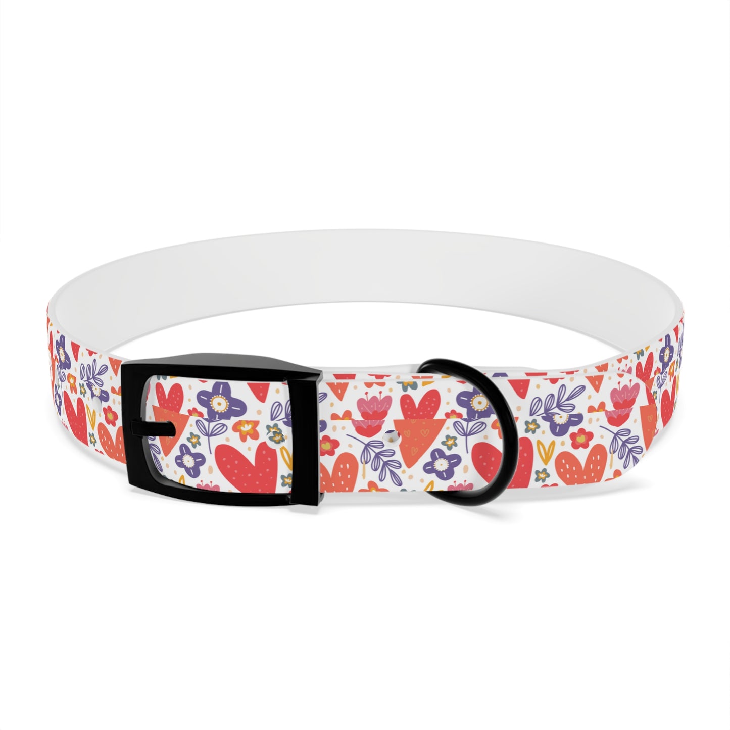 Hearts & Flowers Dog Collar
