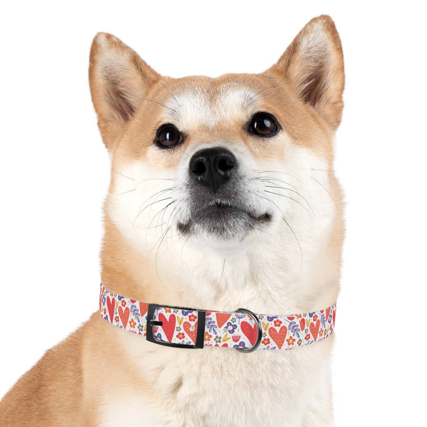 Hearts & Flowers Dog Collar