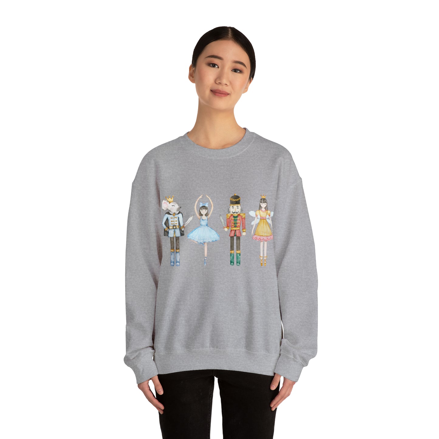 Nutcracker Ballet Christmas Holiday Sweatshirt - Unisex Heavy Blend™ Crewneck Sweatshirt