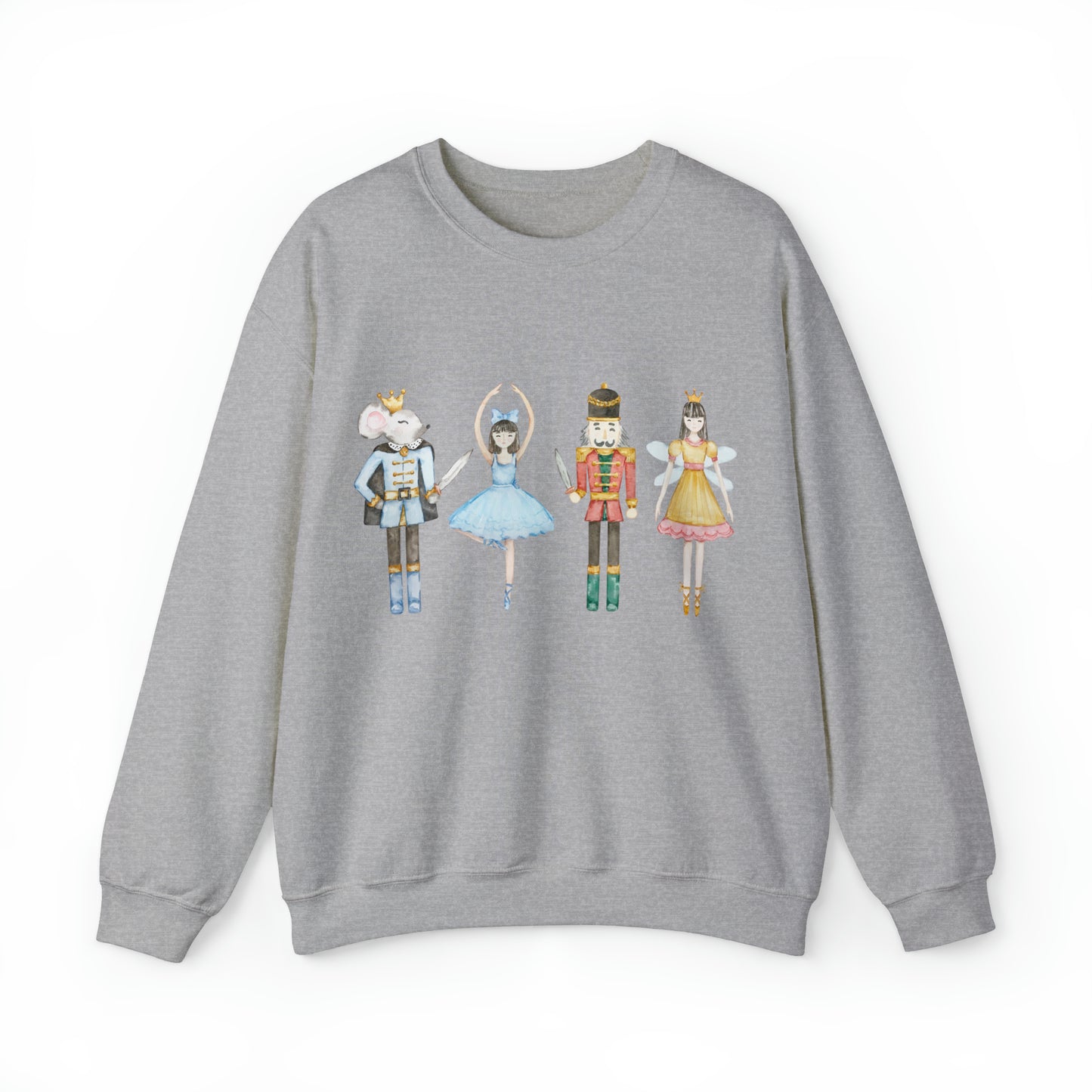 Nutcracker Ballet Christmas Holiday Sweatshirt - Unisex Heavy Blend™ Crewneck Sweatshirt