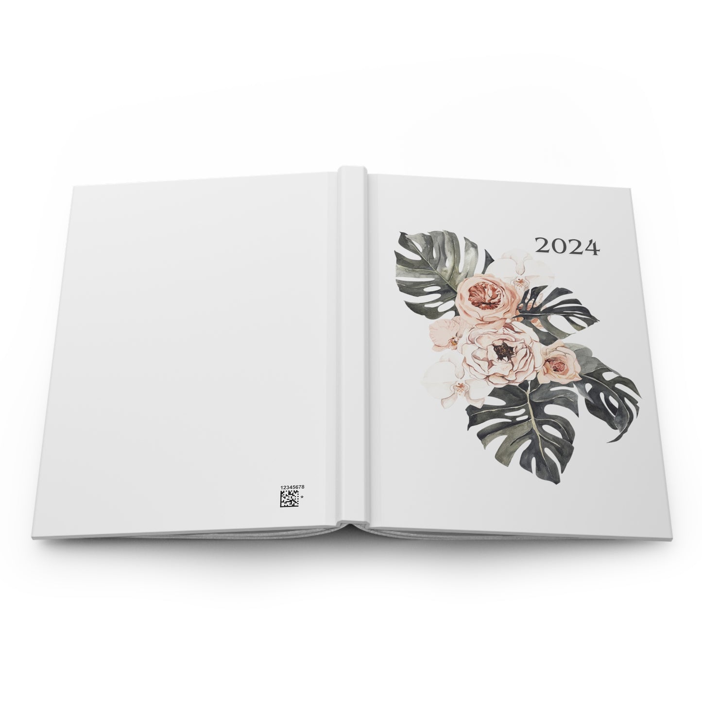 Floral Palm 2024 Hardcover Journal Matte