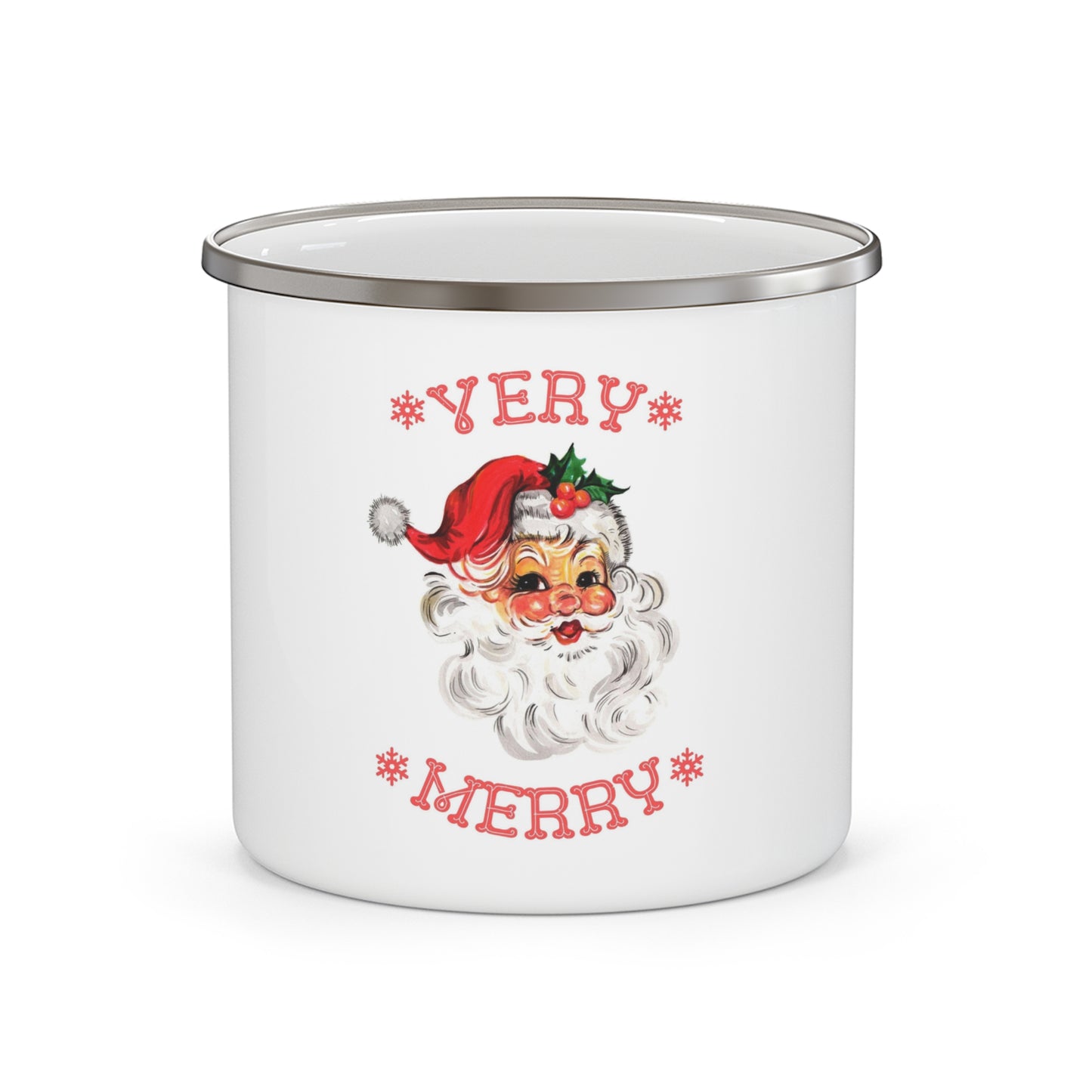 Very Merry Enamel Hot/Cold Mug