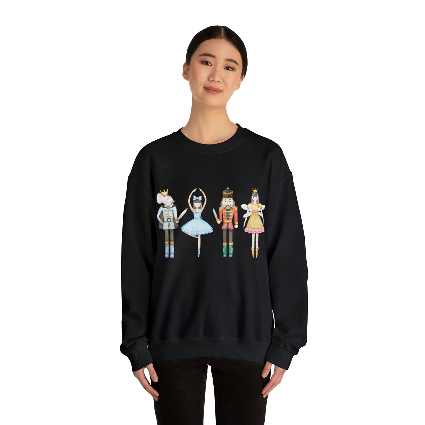 Nutcracker Ballet Christmas Holiday Sweatshirt - Unisex Heavy Blend™ Crewneck Sweatshirt