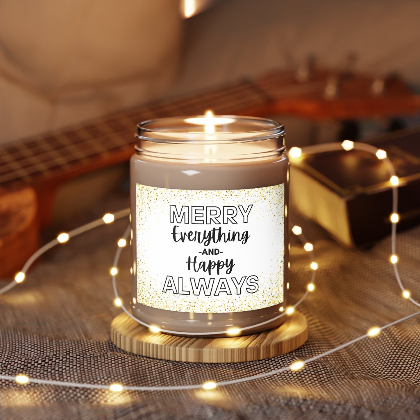 Merry Christmas & Happy New Year Winter Scented Candles, 9oz