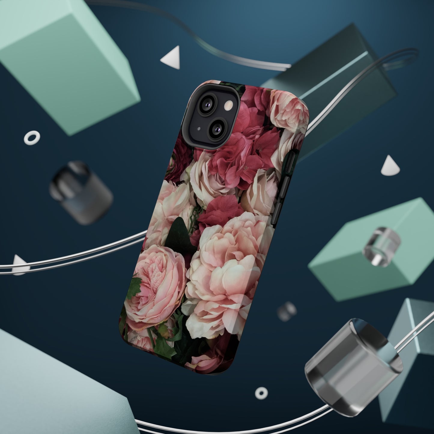 Peony Floral iPhone Tough Case