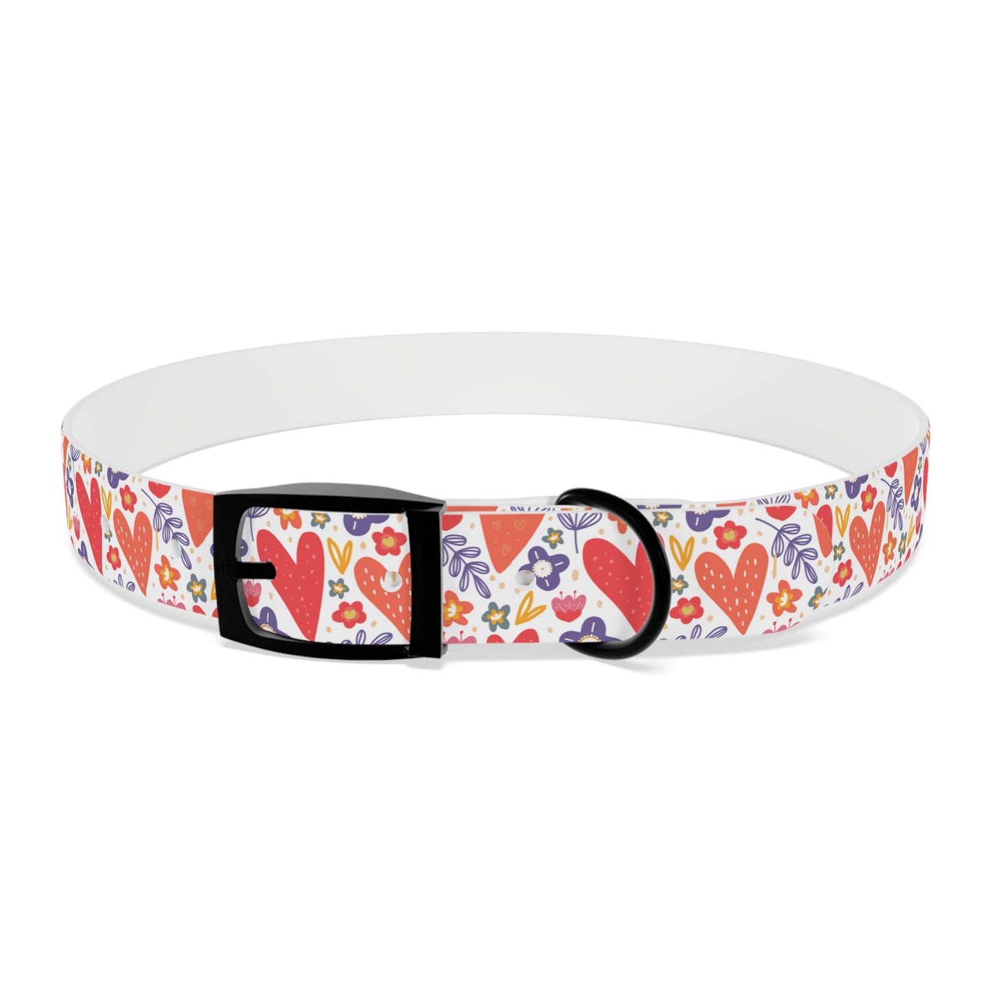 Hearts & Flowers Dog Collar