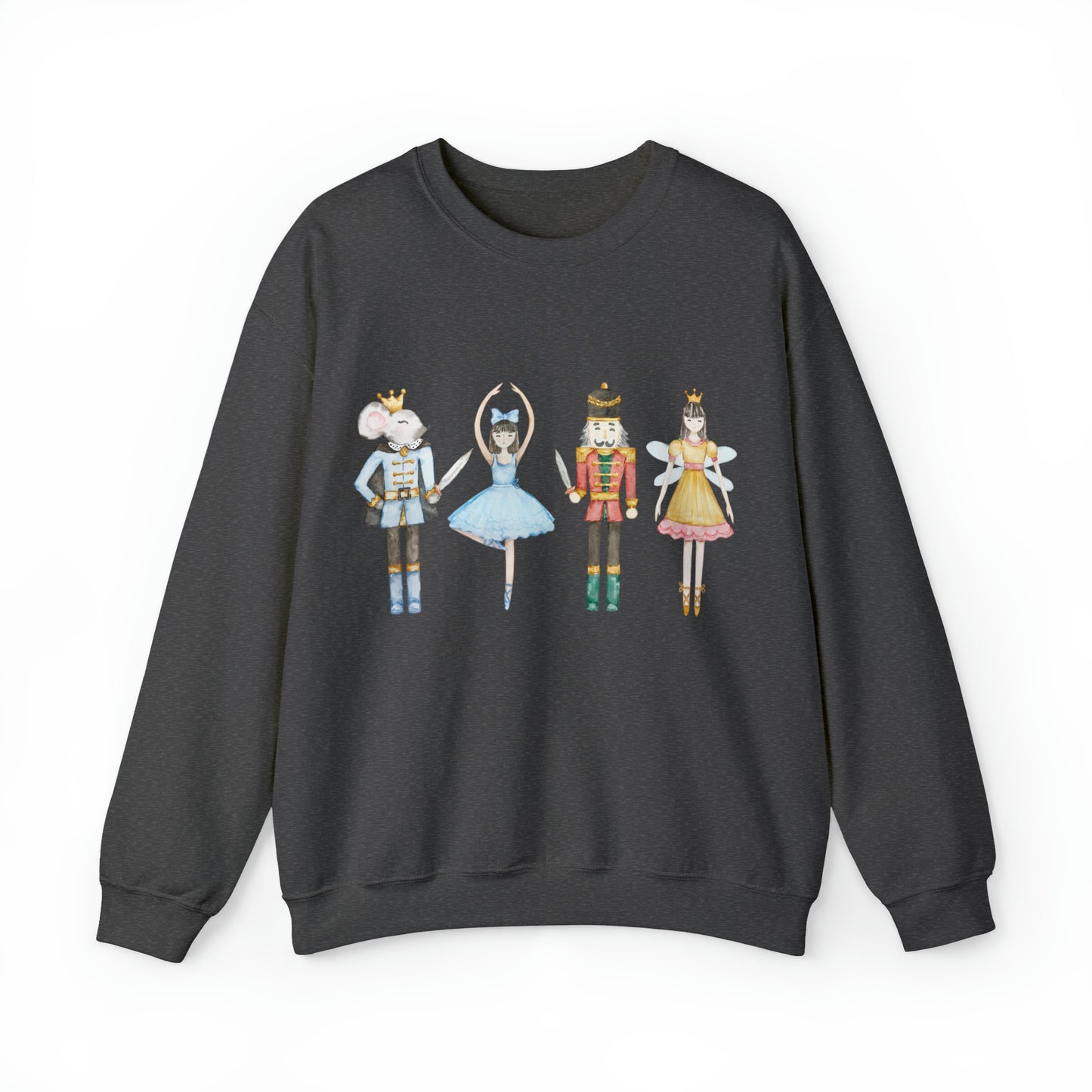 Nutcracker Ballet Christmas Holiday Sweatshirt - Unisex Heavy Blend™ Crewneck Sweatshirt