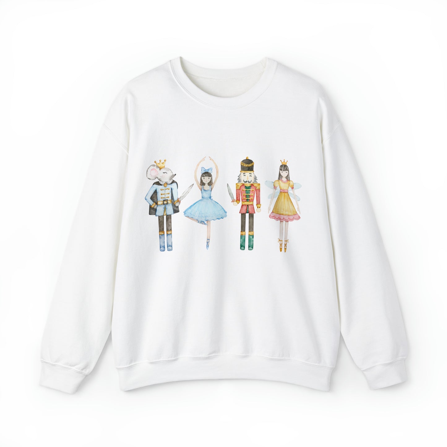 Nutcracker Ballet Christmas Holiday Sweatshirt - Unisex Heavy Blend™ Crewneck Sweatshirt