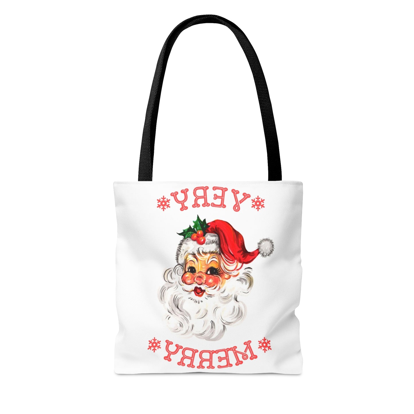 Very Merry Santa Christmas Tote Bag