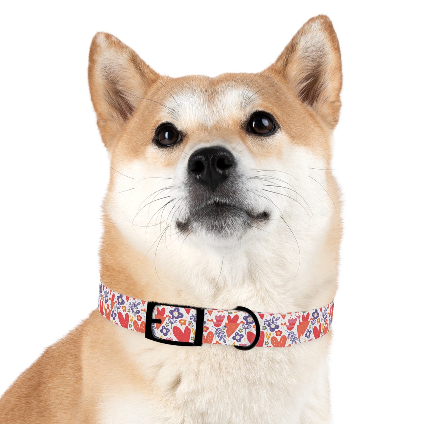 Hearts & Flowers Dog Collar