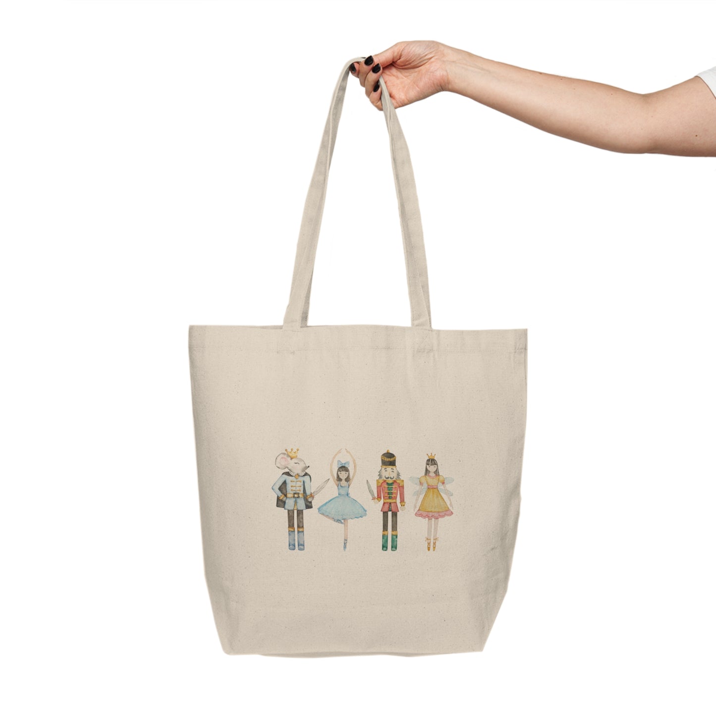 Nutcracker Canvas Shopping Tote