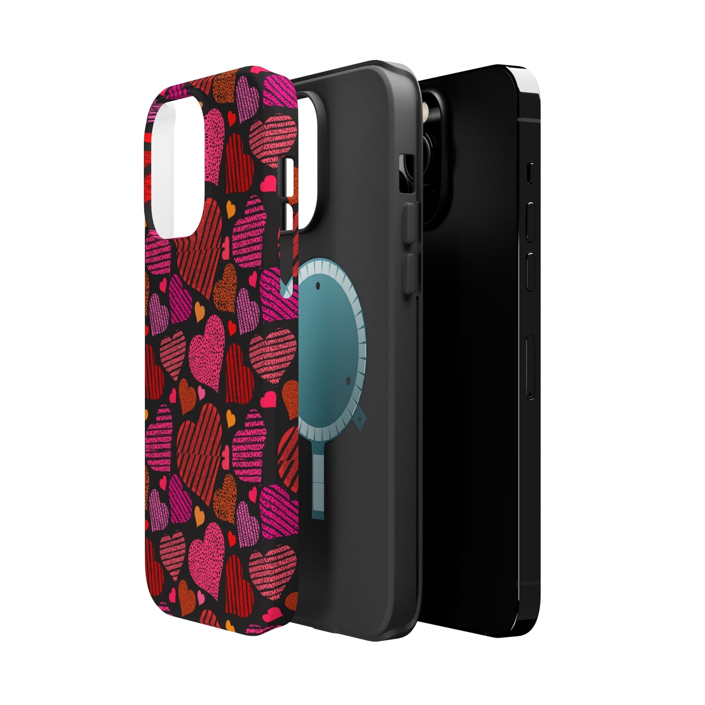 Multi Heart iPhone Case