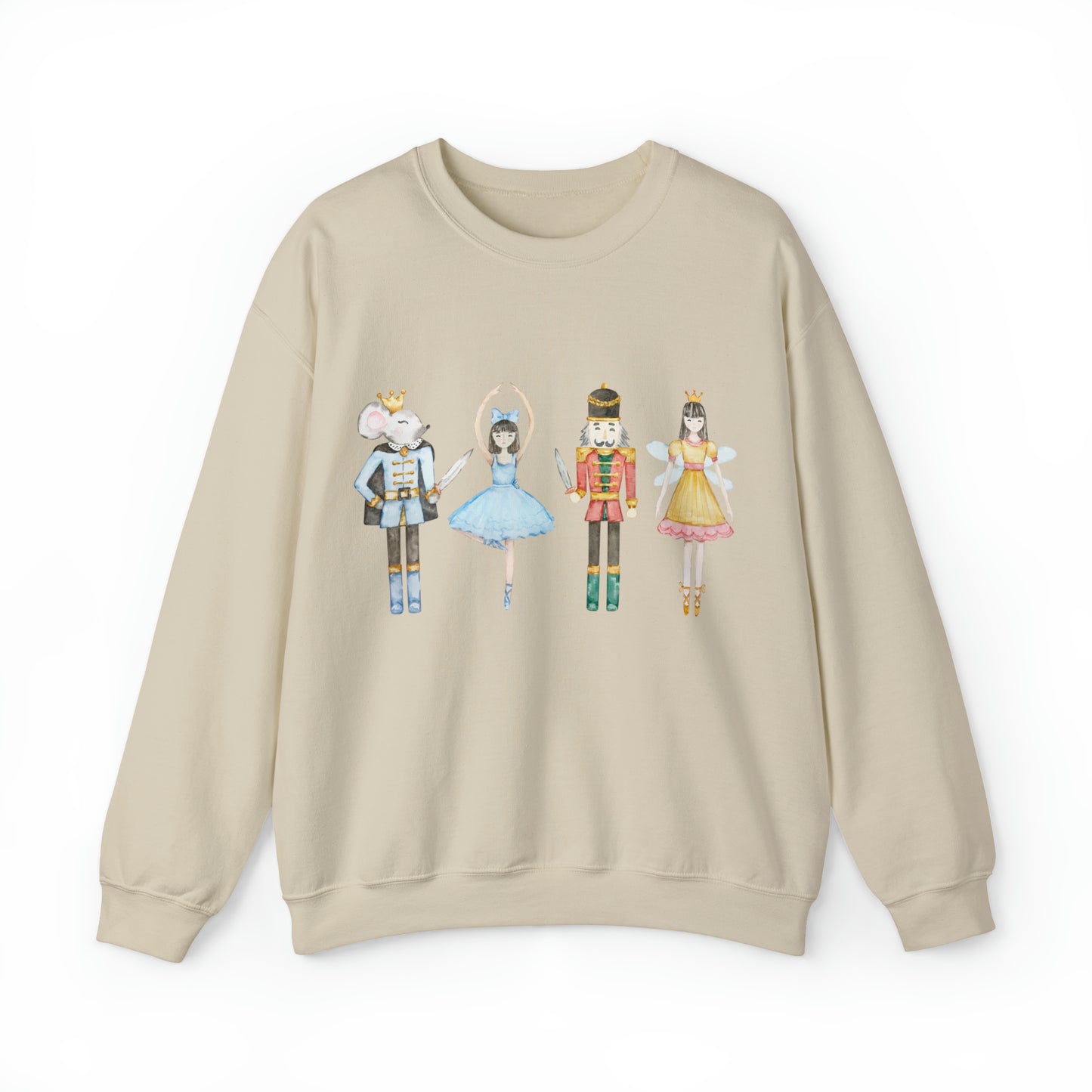 Nutcracker Ballet Christmas Holiday Sweatshirt - Unisex Heavy Blend™ Crewneck Sweatshirt