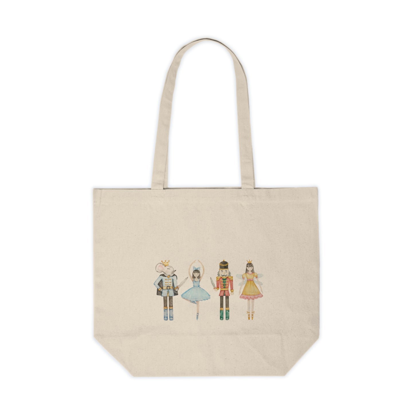 Nutcracker Canvas Shopping Tote