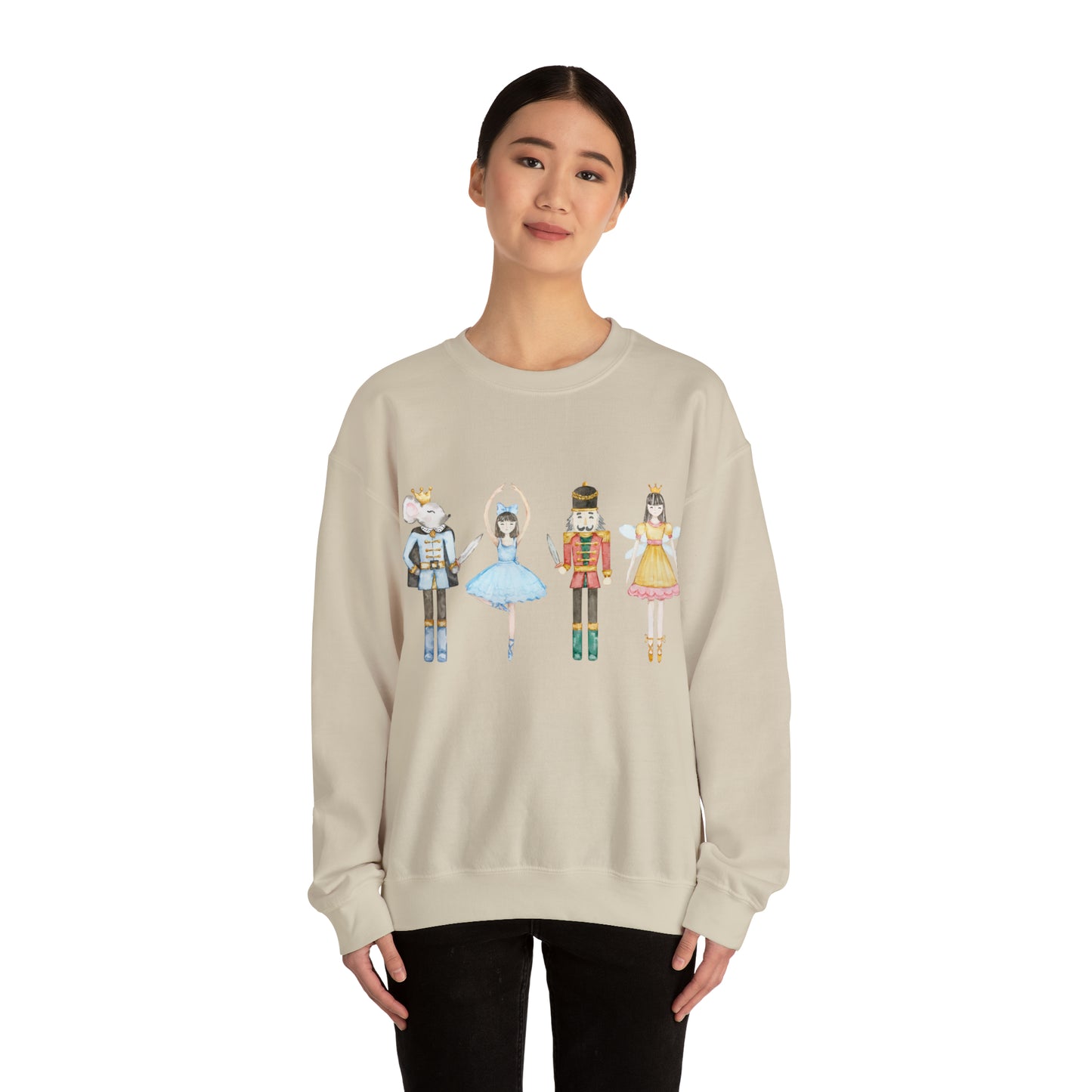 Nutcracker Ballet Christmas Holiday Sweatshirt - Unisex Heavy Blend™ Crewneck Sweatshirt