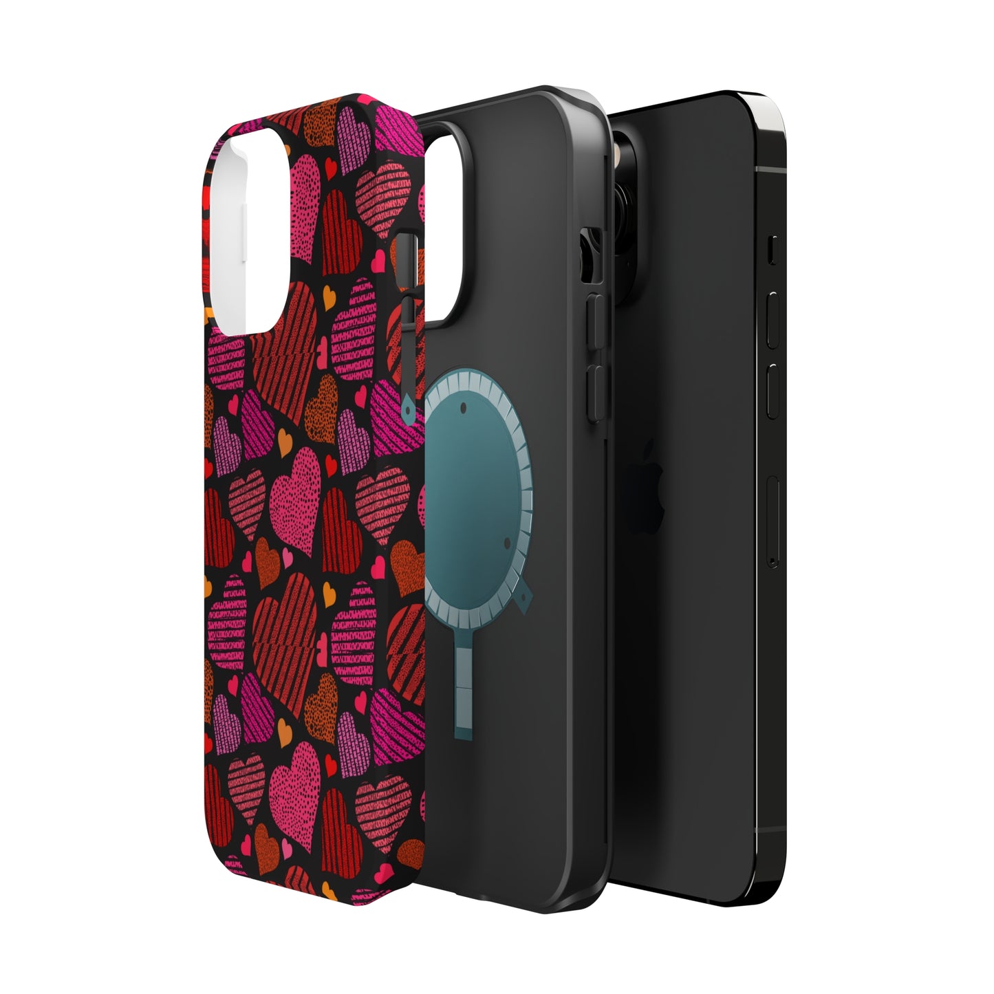 Multi Heart iPhone Case