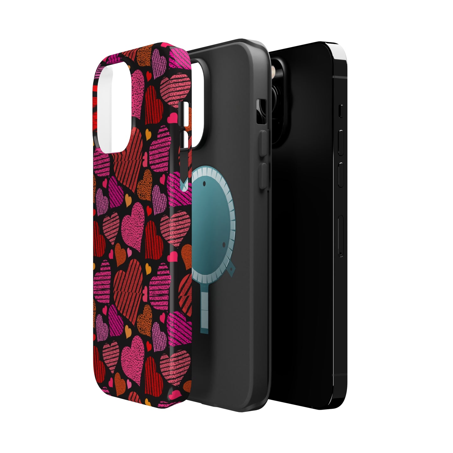 Multi Heart iPhone Case