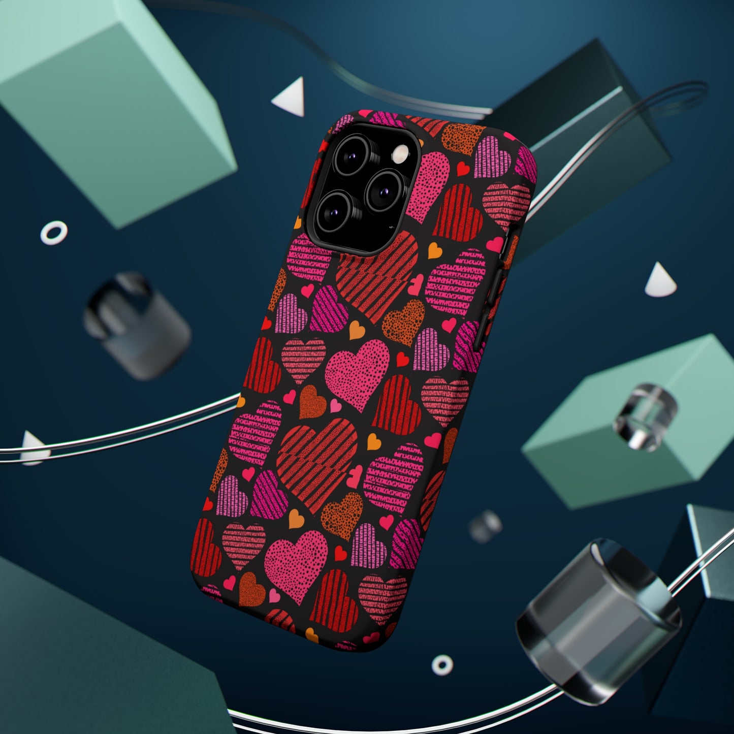 Multi Heart iPhone Case