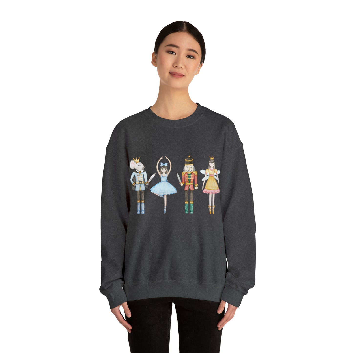 Nutcracker Ballet Christmas Holiday Sweatshirt - Unisex Heavy Blend™ Crewneck Sweatshirt