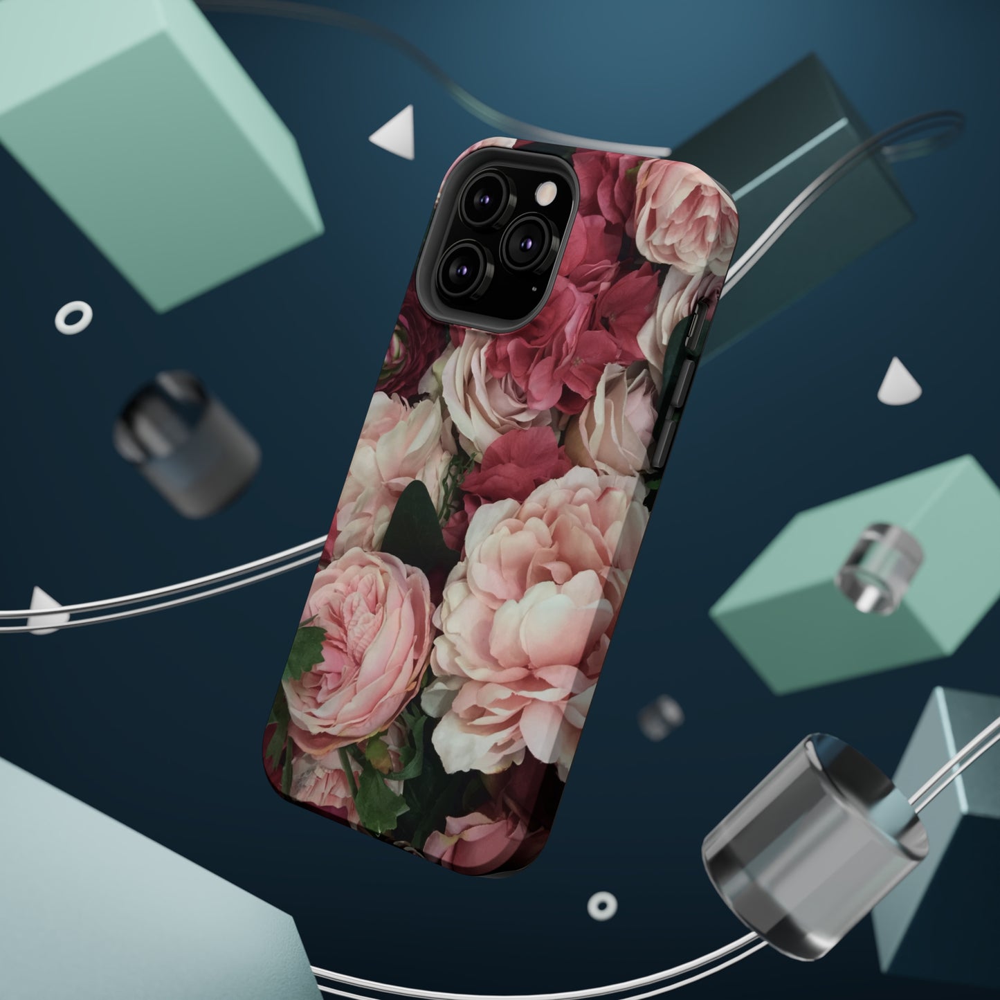 Peony Floral iPhone Tough Case