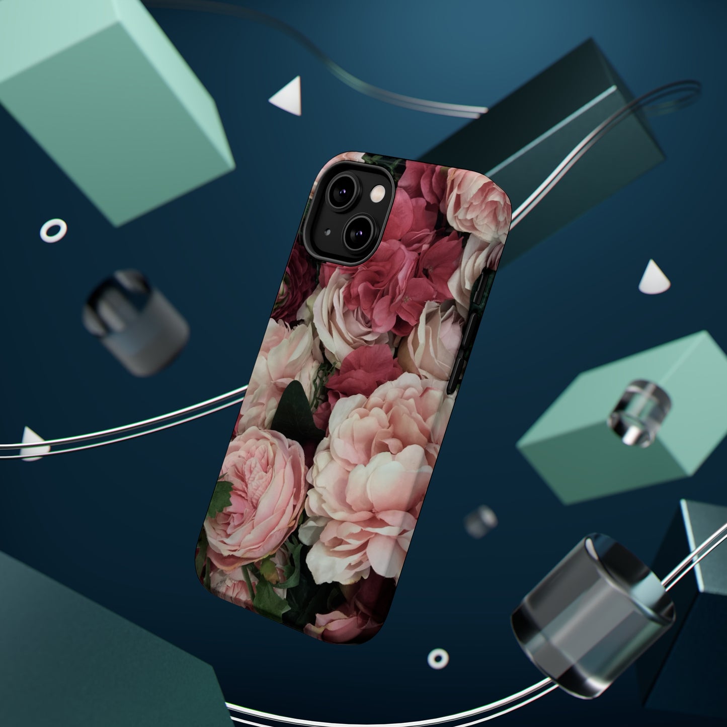 Peony Floral iPhone Tough Case