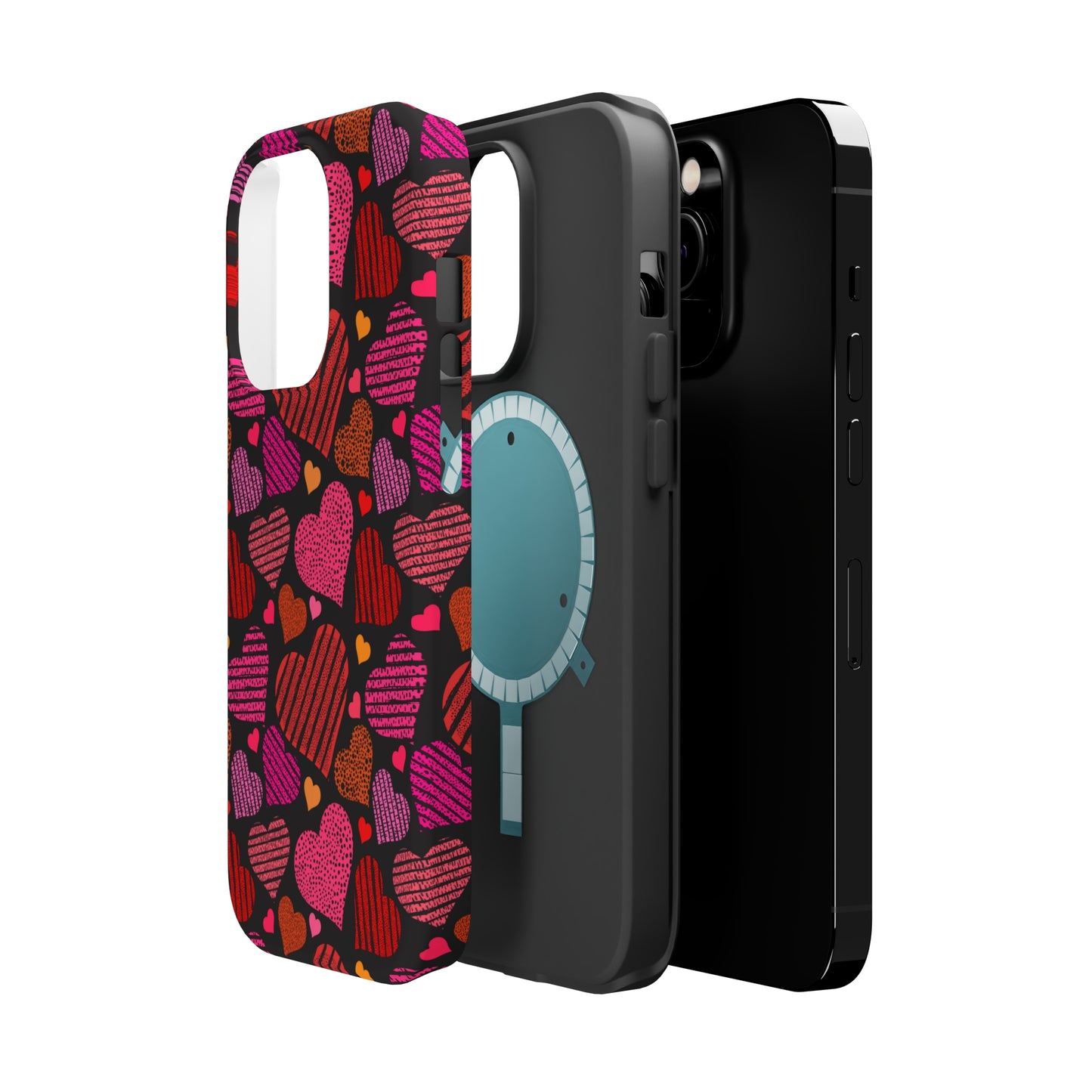 Multi Heart iPhone Case