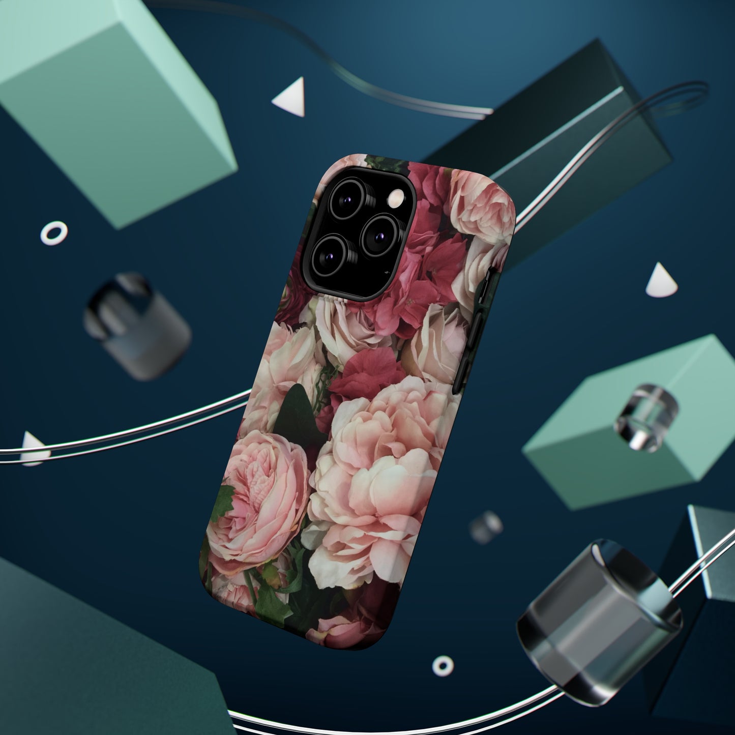 Peony Floral iPhone Tough Case