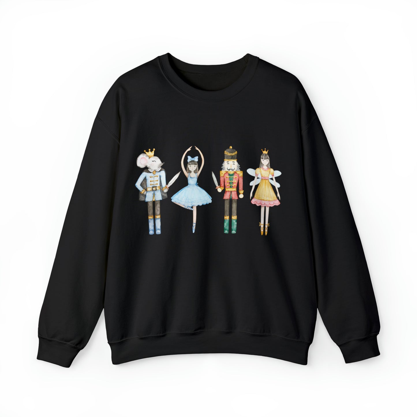 Nutcracker Ballet Christmas Holiday Sweatshirt - Unisex Heavy Blend™ Crewneck Sweatshirt