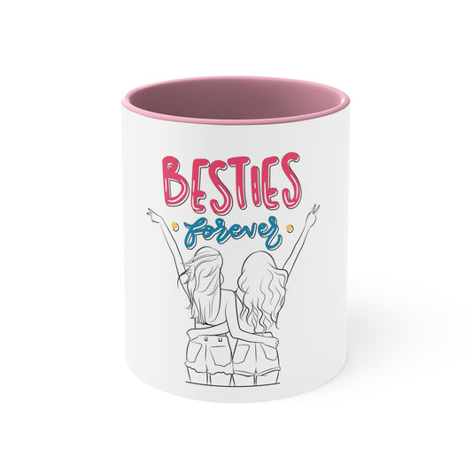 Besties Forever Coffee Mug, 11oz