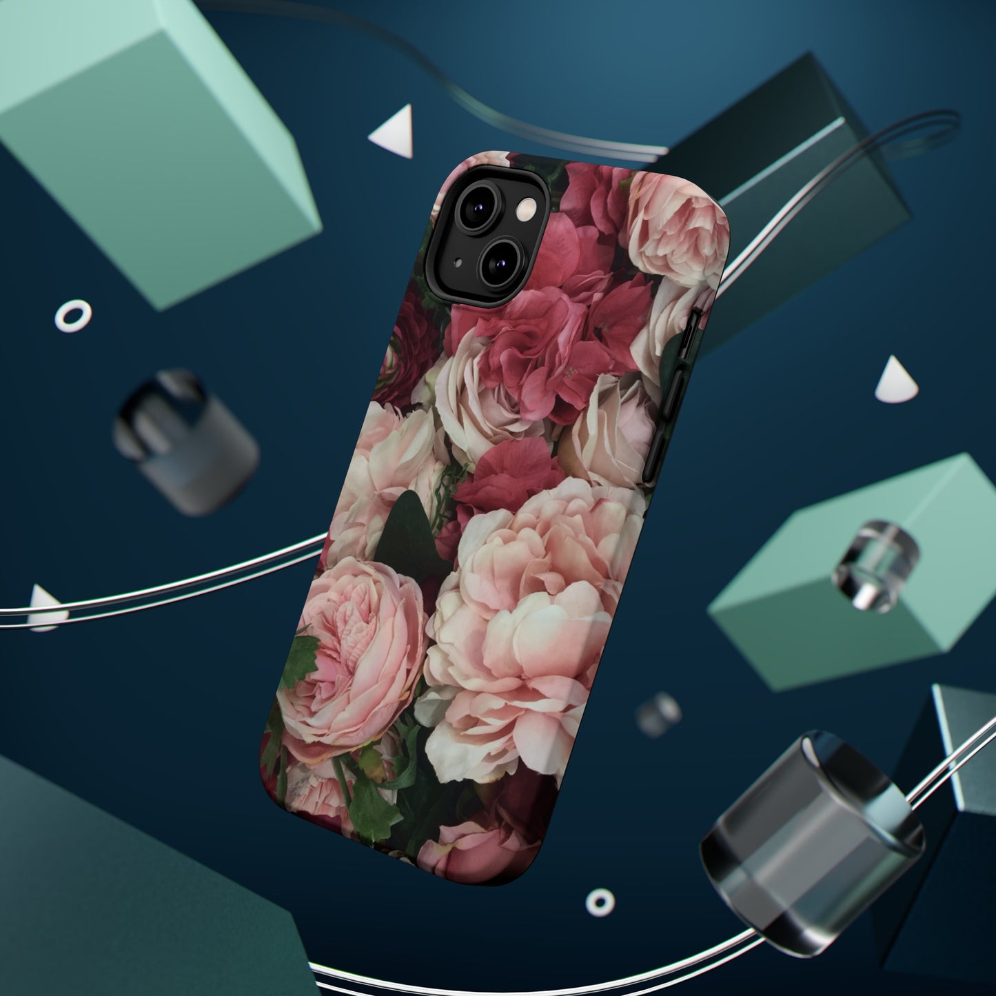 Peony Floral iPhone Tough Case